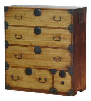 Japanese Tansu Chest of Drawers, 1870
