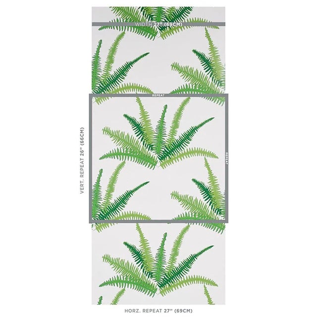 Part of the Cristina Buckley collection, Canyon Ferns wallpaper breathes crisp, new life into a classic botanical motif....