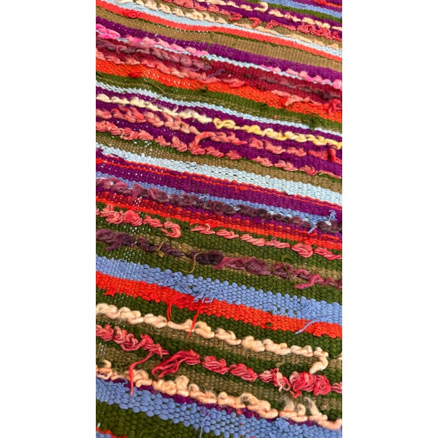 1980s 1980s Moroccan Colorful Vintage Rug - 3'1" X 5'11" Ft For Sale - Image 5 of 9