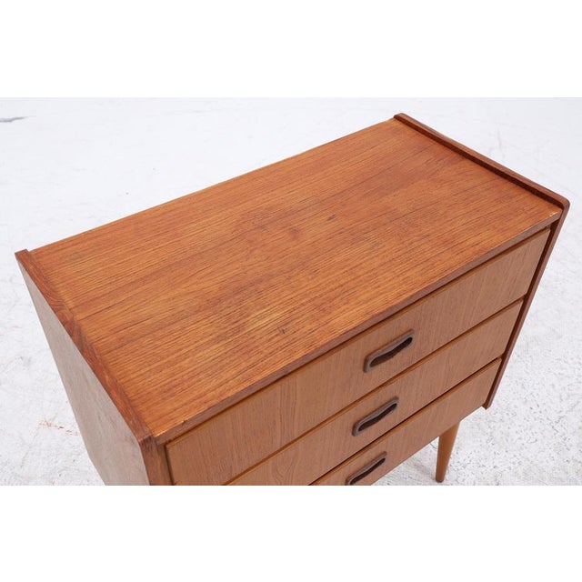 Wood Mid-Century Teak Chest of Drawers, 1960s For Sale - Image 7 of 13