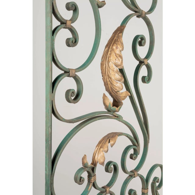 Pair of French Wrought Iron Screens or Room Dividers For Sale - Image 10 of 10