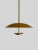 Handmade Brass Pendant With Indian Gold Color Shade Light Fixture For Sale - Image 6 of 8