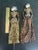 Figurative Pair of Mid-Century Indonesian Wayang Golek Carved Wood Puppets, C. 1950s–60s For Sale - Image 3 of 6