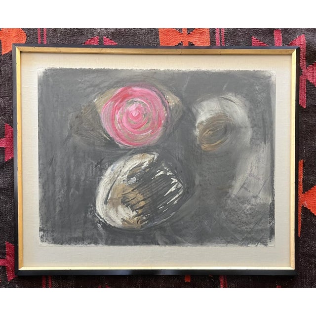 Large Vintage Abstract Organic Mid Century Work For Sale - Image 13 of 13