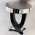 Art Deco Round Mirrored Bar Table in Black Painted Wood, 1930s For Sale - Image 4 of 18