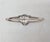 Metal Vintage 1980s Signed Givenchy Art Deco Style Rhodium Black Enamel & Clear Rhinestone Brooch For Sale - Image 7 of 12