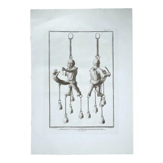Phallus Fascinum in Ancient Roman Religion, 19th-Century, Original Etching For Sale
