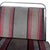 Black Vintage Industrial Bench with Racing Stripe Upholstery For Sale - Image 8 of 9