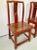Late 19th Century Wood Chinese Red Side Chairs - a Pair For Sale - Image 5 of 11