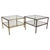 Brass and Glass Side Tables, 1960s For Sale - Image 9 of 9