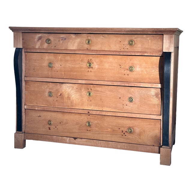 French Chest of Drawers in Cherry Wood For Sale