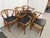 Carl Hansen & Søn Hans Wegner for Carl Hansen & Sons Wishbone Chairs With Covers, Set of Six For Sale - Image 4 of 12