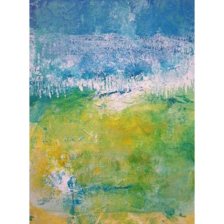"Beautiful Dreamer" Contemporary Colorful Stretched Canvas Wall Art Print For Sale
