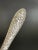 Antique Rose Repoussé Silver Cheese Server For Sale - Image 4 of 6