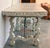 Baroque 19th White Painted White Country Lyre Legs Large Console or Center Table For Sale - Image 3 of 13