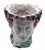Handcrafted Ceramic Planters in the shape of Heads, Italy, 1950s, Set of 2 For Sale - Image 6 of 15