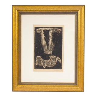 1963 “Resurrection” Artist’s Proof Relief Aquatint Print Signed by Joan Farrar For Sale