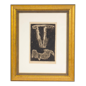 1963 “Resurrection” Artist’s Proof Relief Aquatint Print Signed by Joan Farrar