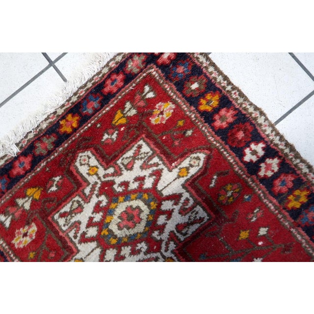 1930s, Handmade Antique Persian Karajeh Rug 2.2' X 4.1' For Sale - Image 10 of 11