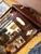 Early 20th Century Large Antique Edwardian Wall Mirror with Backboards, 1905 For Sale - Image 5 of 8