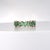 Zig Zag Yellow Gold Natural Diamond & Emerald Ring For Sale - Image 13 of 14
