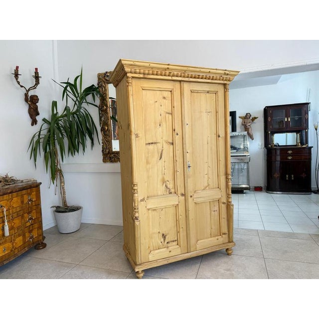 Gründerzeit Farmhouse Cupboard in Softwood For Sale - Image 5 of 12