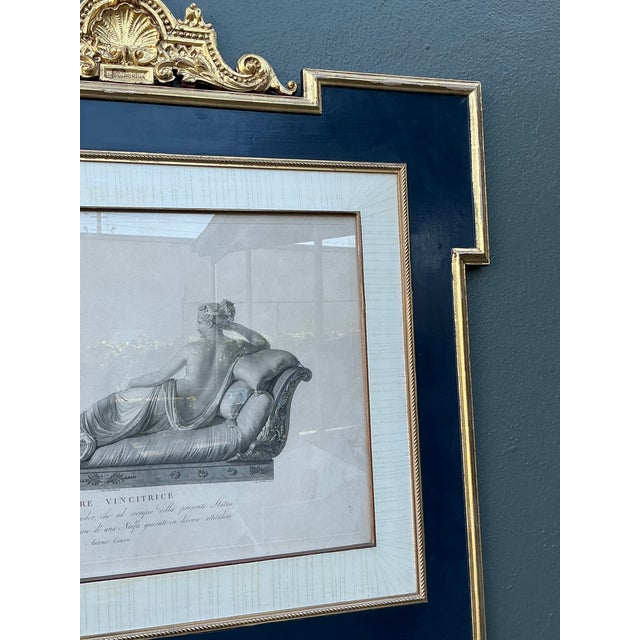 Wood Vintage Print of Pauline Borghese Bonaparte as Venus Victrix For Sale - Image 7 of 12