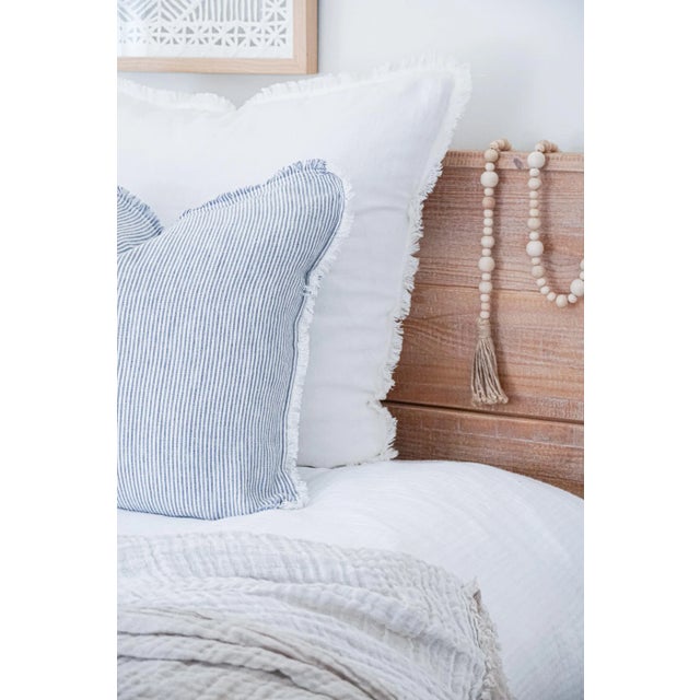Our White So Soft Linen Pillow is Soo soft- you won’t believe it's linen! This yarn has a slight nub which gives it a...