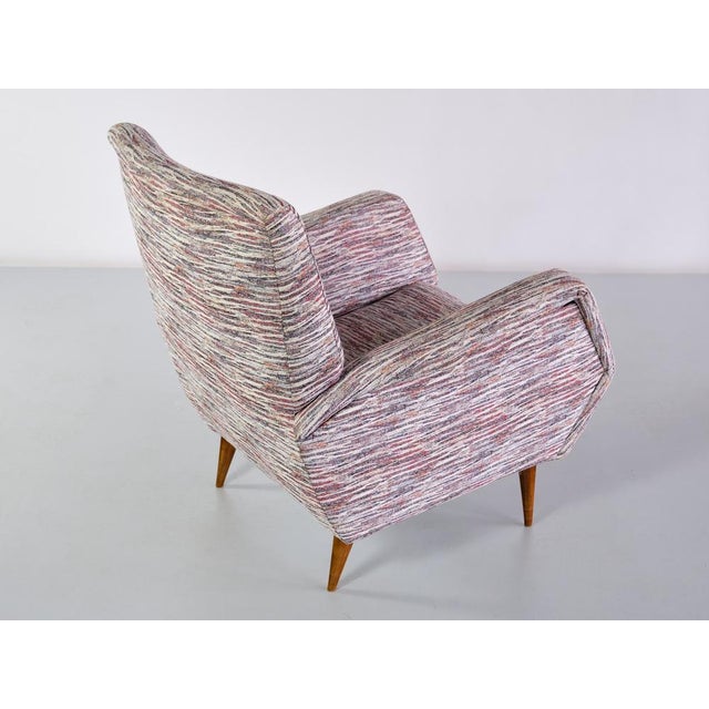 Vintage Italian Model 803 Armchair by Gio Ponti for Cassina, 1954 For Sale - Image 13 of 15