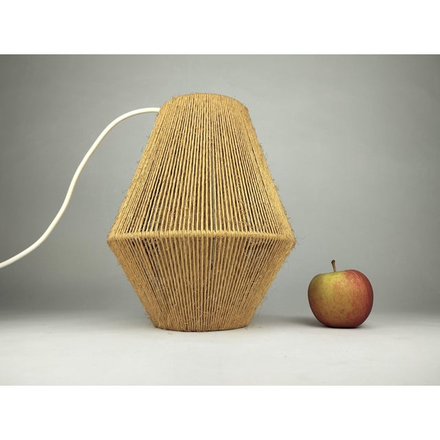 Mid-Century Modern Sisal Pendant Lamp in the style of Ib Fabiansen, 1950s For Sale - Image 6 of 8