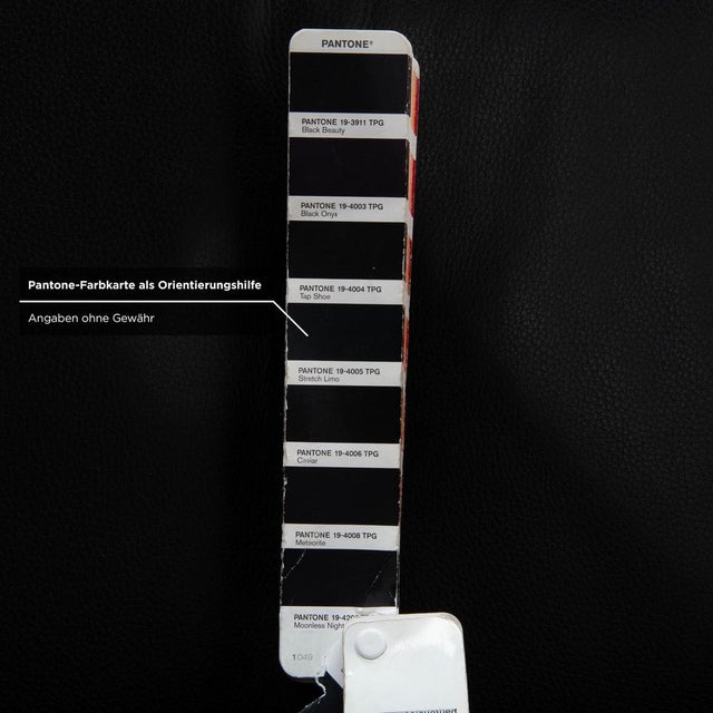 Model 6500 2-Seater Sofa in Black Leather from Rolf Benz For Sale - Image 9 of 14