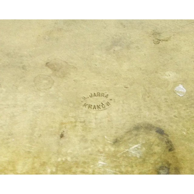 Polish Guilloshed Tray from Jarra, 1890s, in Good conditions. Designed before 1890 This piece has an attribution mark, I...