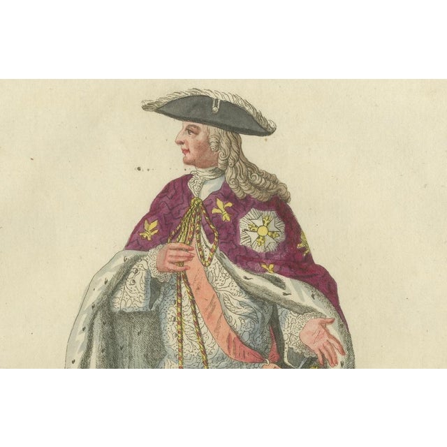 Schwan, Knight of the Illustrious Order of Saint Januarius in Ceremonial Robes, 1791, Print For Sale - Image 3 of 6