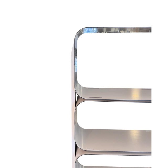Space Age Aluminium Shelving Unit, 1970 For Sale - Image 4 of 11