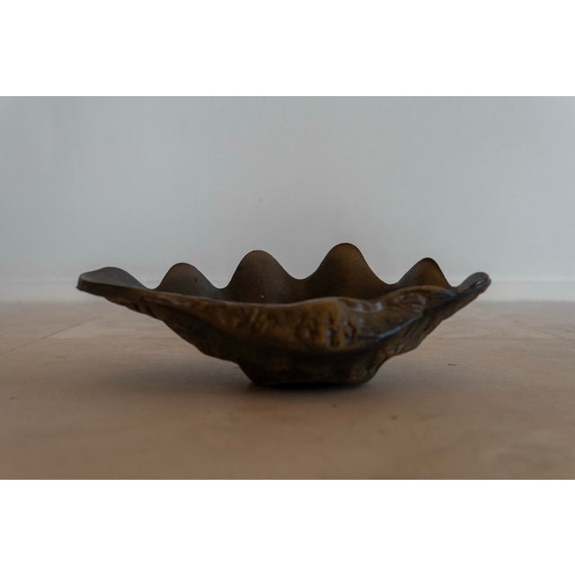 Contemporary Vintage Iron Shell Dish For Sale - Image 3 of 6