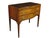 An early 20th-C. Baker Georgian style diminutive serpentine inlaid mahogany server with , satinwood banding inlay, and...