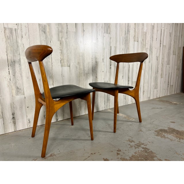 Brown Kurt Østervig Chairs for Brande Møbelindustri- a Pair For Sale - Image 8 of 12