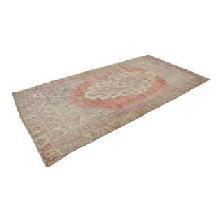 Neutral Earth Tones Vintage Rug For Sale