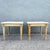 Neoclassical Neoclassical Portuguese Marble Top Wooden Side Tables - A Pair For Sale - Image 3 of 10
