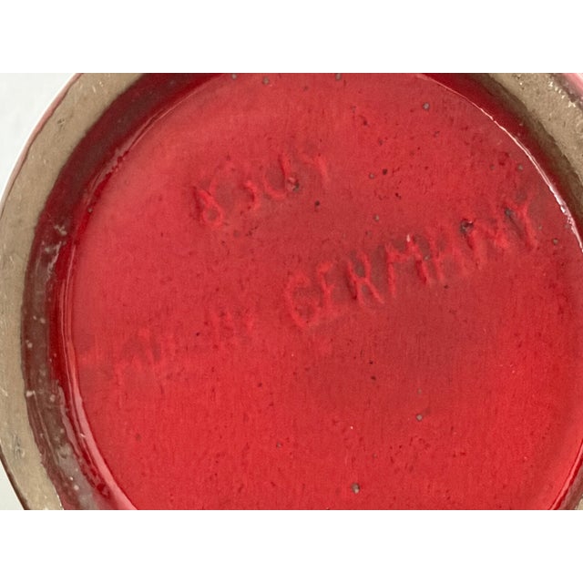 Vintage Red Jug from Marei Keramik, Germany, 1970s For Sale - Image 14 of 18