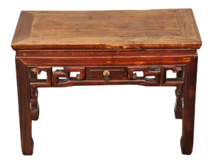 19th Century Chinese Elmwood Side Table