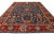 Turkish Red Vintage Turkish Handmade Navy Blue Wool Rug With Allover Motif For Sale - Image 3 of 8