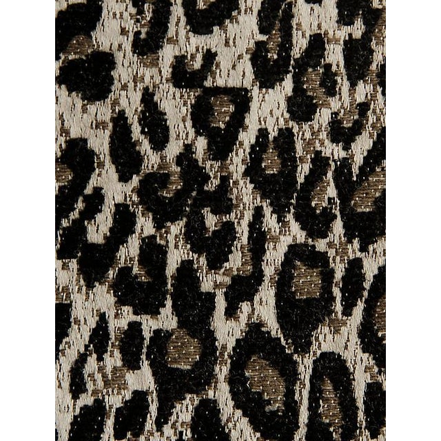 Scalamandre Leopard Print Black Fabric Chairish