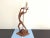 Mid Century Figural Teak Lamp For Sale - Image 6 of 18