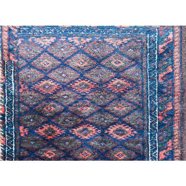 Early 20th Century Persian Baluch Bag Face Rug For Sale - Image 10 of 14