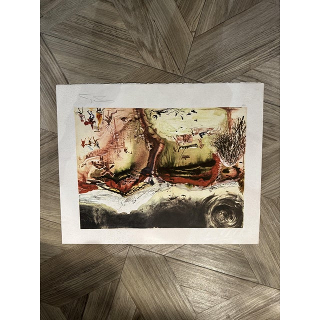 Salvador Dali, The Four Seasons, 1950s, Lithograph, in Very Good conditions. Designed 1950 to 1959