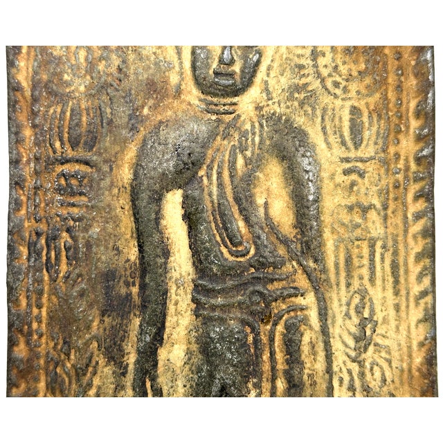 Antique Thai Buddhist Votive Plaque For Sale - Image 4 of 15