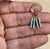 Green Princess Cut Emerald & Diamond 14 Kt Yellow Gold Dangling Earring For Sale - Image 8 of 8