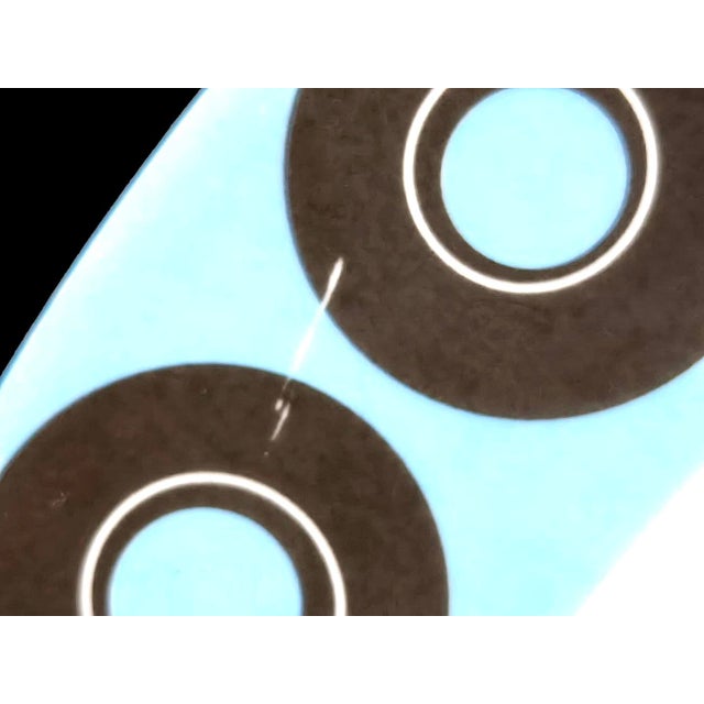 Vintage Jonathan Adler Happy Home Circles & Stripes Dinner Plates, Set of 5 For Sale - Image 12 of 16