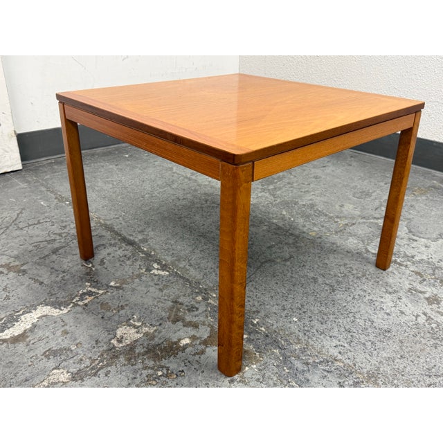 Mid-Century Modern Norwegian Square Side Table, Mid 20th Century For Sale - Image 3 of 12